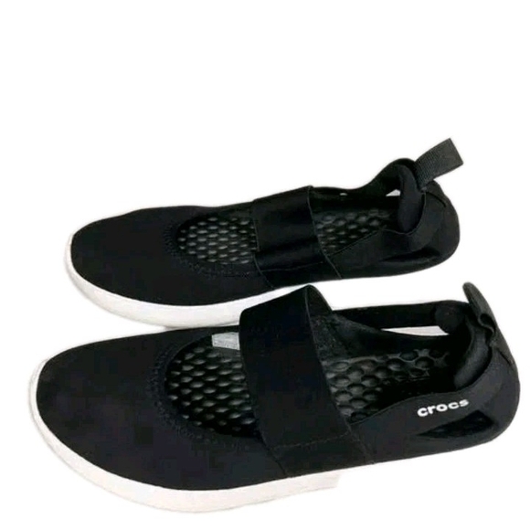 CROCS Shoes - Crocs LiteRide Mary Jane Black Casual Women's Size 5